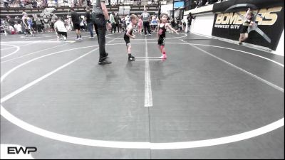 37 lbs Semifinal - Easton Hall, Darko Valley Wolfpak vs Wenston Quillin, Chickasha Youth Wrestling