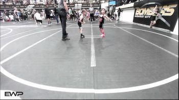 37 lbs Semifinal - Easton Hall, Darko Valley Wolfpak vs Wenston Quillin, Chickasha Youth Wrestling