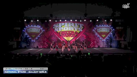 National Stars - Galaxy Girls [2026 L1 Youth - D2 - B Day 1] 2026 Spirit Sports Myrtle Beach Nationals