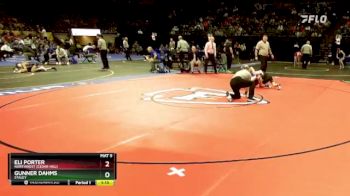 106 Class 4 lbs Champ. Round 1 - Gunner Dahms, Staley vs Eli Porter, Northwest (Cedar Hill)