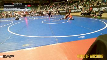 110 lbs Round Of 16 - Keaton Dietz, Cowboy Wrestling Club vs Jayce Delorenzo-Day, Team Donahoe
