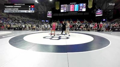 138 lbs Cons. Rd Of 32 - Quinten Cassiday, MI vs Jacksen Carter, SD