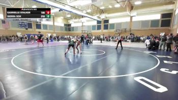 130lbs Cons. Round 5 - Sierra Sok, Spanaway Lake (Girls) vs Gabrielle Stalker, Timberline (Girls)