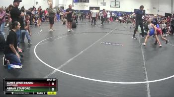 60 lbs Cons. Round 3 - Abram Stafford, LA Elite Wrestling vs James Wischhusen, Unattached