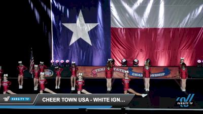 Cheer Town USA - White Ignite [2022 L1 Youth Day 1] 2022 American Cheer Power Galveston Showdown DI/DII