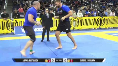 Samuel J Buhrman vs Allan D. Mattiasich 2025 Pan IBJJF Jiu-Jitsu No-Gi Championship