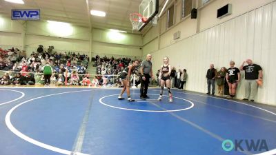 97-102 lbs Rr Rnd 2 - Destiny Clarke, Sallisaw Takedown Club vs Stella Bovos, Salina Wrestling Club