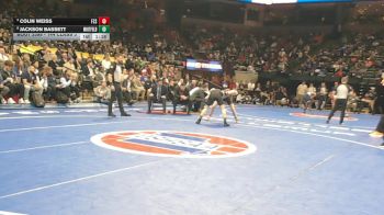 144 Class 3 lbs 1st Place Match - Colin Weiss, Ft. Zumwalt South vs Jackson Bassett, Whitfield