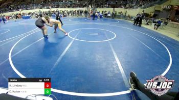 195 lbs Quarterfinal - Redmond Lindsey, Norman Grappling Club vs Cade Kaiser, R.A.W.