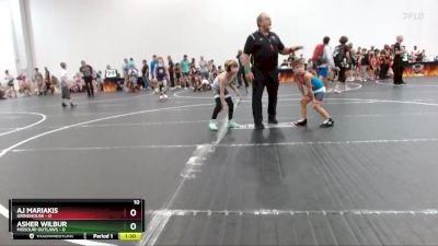 52 lbs Round 6 (10 Team) - Asher Wilbur, Missouri Outlaws vs AJ Mariakis, Grindhouse