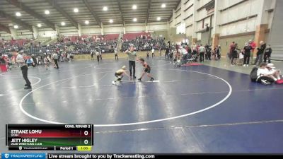 63 lbs Cons. Round 2 - Stranz Lomu, Utah vs Jett Higley, Juab Wrestling Club