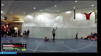 50 lbs Semifinal - Harlee Munoz, Midwest Regional Training Center vs Skyler Brown, Region Wrestling Academy