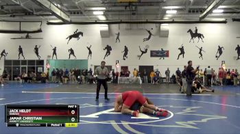 285 lbs 1st Place Match - Jack Heldt, Wabash vs Jamar Christian, Averett University