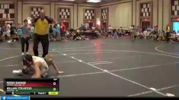 107 lbs Round 2 (6 Team) - Killian Coluccio, Buxton vs NOAH SAVAGE, Revival Yellow
