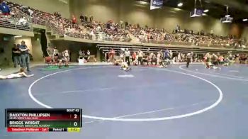 43 lbs Semifinal - Daxxton Phillipsen, Delta Wrestling Club vs Briggs Wright, Sanderson Wrestling Academy