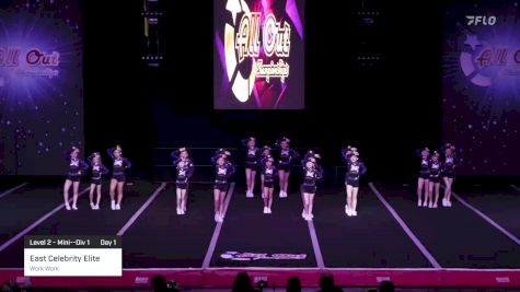 East Celebrity Elite - Work Work [2023 Level 2 - Mini--Div 1 Day 1] 2023 The All Out Nationals