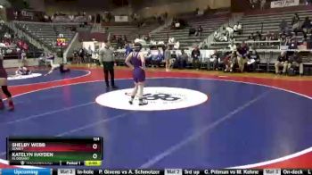 124 lbs Champ. Round 2 - Shelby Webb, Searcy vs Katelyn Hayden, El Dorado
