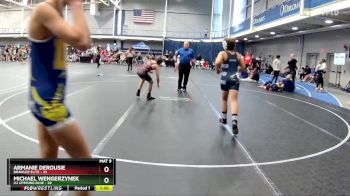 110 lbs Round 2 (4 Team) - Armanie Derousie, Brawler Elite vs Michael Wengerzynek, U2 Uprising Blue