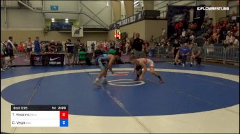 57 kg Semifinal - Tommy Hoskins, Oklahoma vs Danny Vega, Jackrabbit Wrestling Club
