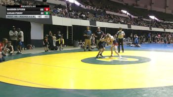 Rookie 6-8 90 Semifinal - Madden Sporn, Grizzly Wrestling Club vs Logan Perry, Jolliff Middle School