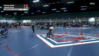 120 lbs Quarterfinal - Rocklin Zinkin, CA vs Jovanni Tovar, FL
