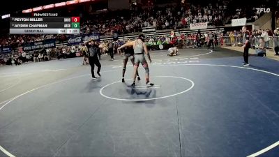 D 2 175 lbs Semifinal - Jayden Chapman, Archbishop Shaw vs Peyton Miller, Sam Houston