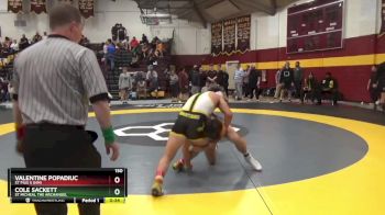 150 lbs Cons. Round 2 - Valentine Popadiuc, St Pius X (NM) vs Cole Sackett, St Micheal The Archangel