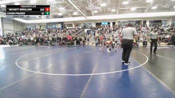106 lbs Cons. Round 4 - Beckett Berglund, Skyridge vs Logan Frazier, Riverton
