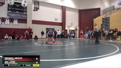 190 lbs Round 2 - Bre Lapier, Franklin Community vs Miranda LaRoche, New Palestine