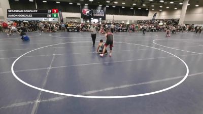 126 lbs Cons. Sub-quarters - Sebastian Gonzalez, Eagle Empire Wrestling vs Aaron Gonzalez, Silverback Wrestling Club