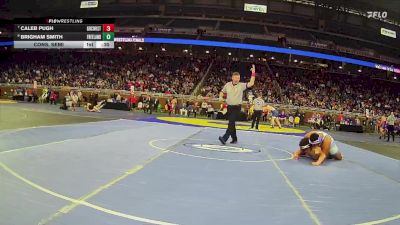 D2-285 lbs Cons. Semi - Caleb Pugh, Grand Rapids Christian vs Brigham Smith, Freeland