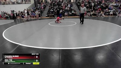 60 lbs Semifinal - Chasen Burke, STL Warrior vs Ren Tse, Greater Heights