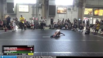 56 lbs Round 3 - Caleb Andress, Terps Xtreme vs Maven Saferite, NOVA Wrestling Club