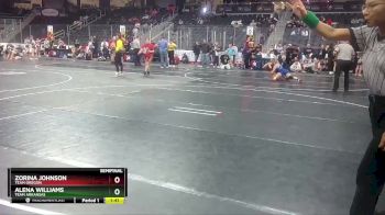 117 lbs Semifinal - Zorina Johnson, Team Oregon vs Alena Williams, Team Arkansas