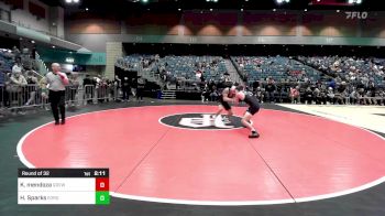 133 lbs Round Of 32 - Korey Mendoza, Grand View vs Hunter Sparks, Eastern Oregon University