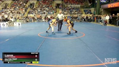 114 lbs Champ. Round 1 - Dalton Feist, Napoleon G-S vs TJ Boyer, Mondak Thunder