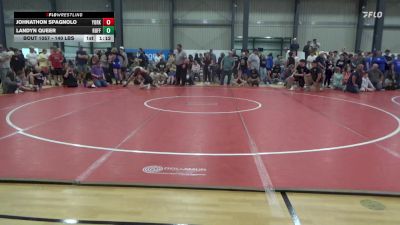 140 lbs Quarterfinal - Johnathon Spagnolo, York vs Landyn Queer, Ruffs Dale