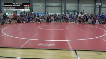 140 lbs Quarterfinal - Johnathon Spagnolo, York vs Landyn Queer, Ruffs Dale