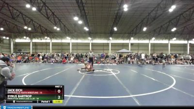 136 lbs Round 1 (4 Team) - Syrus Bartrop, Middleton Wrestling Club vs Jack Eich, Grangeville Youth Wrestling