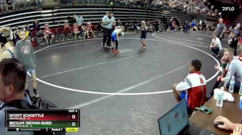50 lbs Round 2 (6 Team) - Wyatt Schoettle, Indiana Blue vs Beckam Nieman-Bard, Nebraska Blue