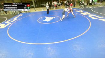 165 lbs Cons. Round 6 - James Escobar, Unattached vs Samuel Cushman, Barrrington