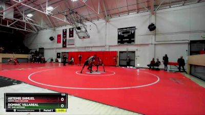 133 lbs Cons. Round 3 - Dominic Villareal, Mt. San Antonio vs Artemis Shmuel, Santa Ana College