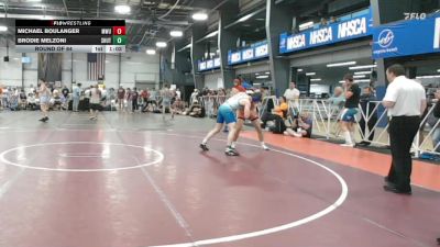 160 lbs Round Of 64 - Michael Boulanger, MetroWest United Black vs Brodie Melzoni, Team Shutt Bowman (TSB)