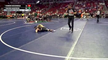 3A-106 lbs 7th Place Match - Thayer Hagstrom, Cedar Rapids Kennedy vs Connor McGonegle, Iowa City, Liberty