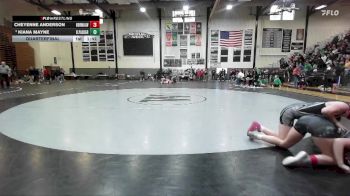 115 lbs Quarterfinal - Kiana Mayne, El Paso (E.P.-Gridley) vs Cheyenne Anderson, Normal (Community West)