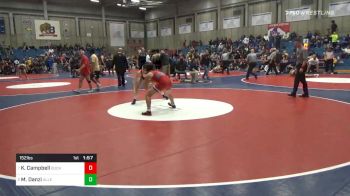152 lbs Quarterfinal - Kannon Campbell, Buchanan vs Mario Danzi, Allen