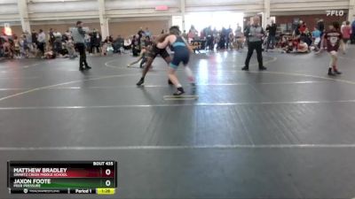 135/140 Round 3 - Jaxon Foote, Peer PRessure vs Matthew Bradley, Swartz Creek Middle School