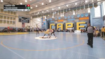 165 lbs 7th Place Match - William Garvine, Newark H S vs Carson Tuer, Cape Henlopen H S