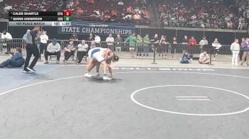 D 1 190 lbs 1st Place Match - Caleb Shartle, St. Paul`s vs Quinn Anderson, Jesuit