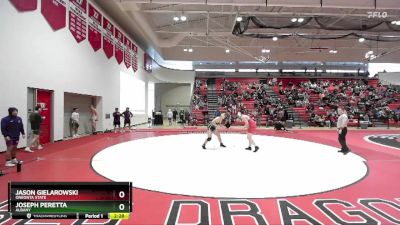 197 lbs Champ. Round 1 - Jason Gielarowski, Oneonta State vs Joseph Peretta, Albany